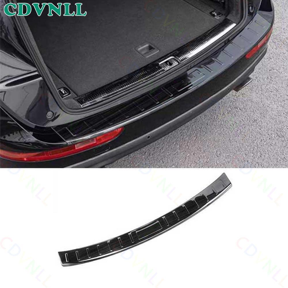 For Audi Q5 SQ5 2009-2017 Black Titanium Rear Bumper Protector Sill Plate Cover