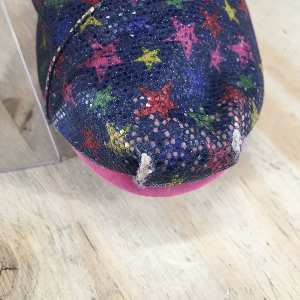 Туфли Toms молодежные 3 для девочек блестящие звезды классические мокасины без шнуровки плоские разноцветные - Изображение 4 из 4