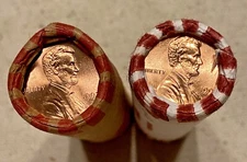 1993 and 1993 D OBW Bank Wrapped Lincoln Cent Rolls