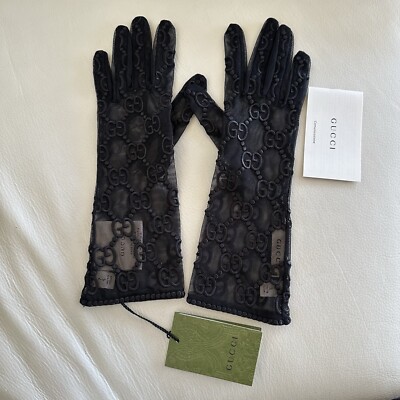 小物 GUCCI Embroidered Lace Tulle Gloves s-l400.jpg