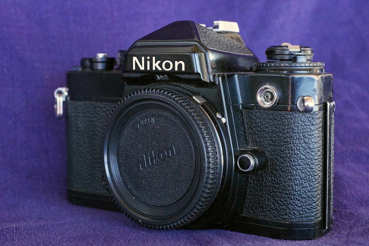 Nikon FE Black 35mm SLR Film Camera - NICE - | eBay