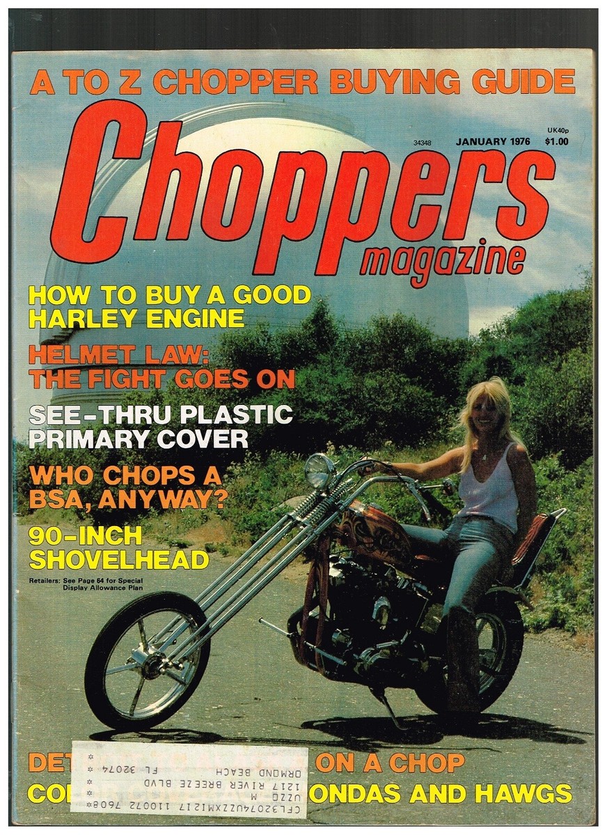 Magazine 　American　 Classic 1980年　創刊号 CHOPPERS MAGAZINE JANUARY 1976 70s CUSTOM BIG BIKE STREET
