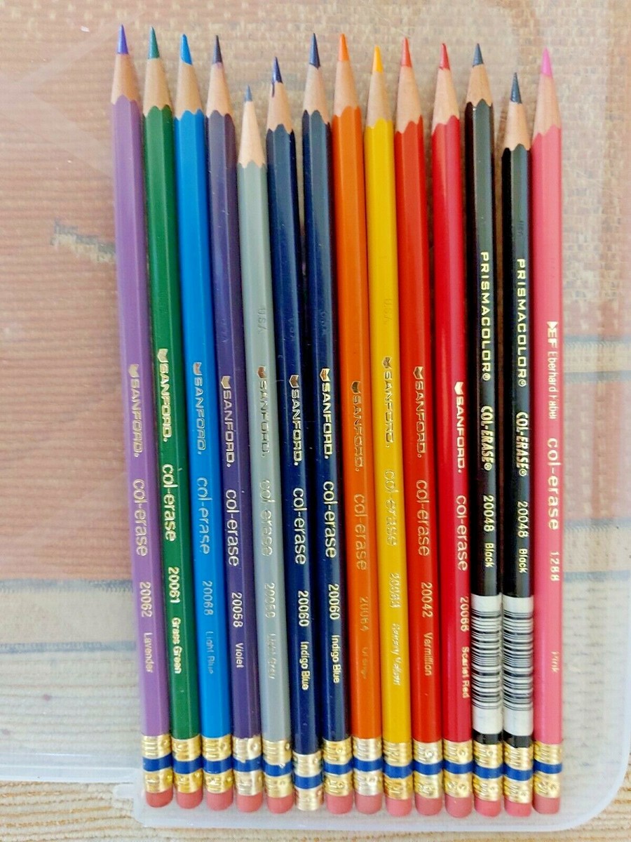 Sanford Col-erase 56 pencils +prismac col-erase+ prismacolor