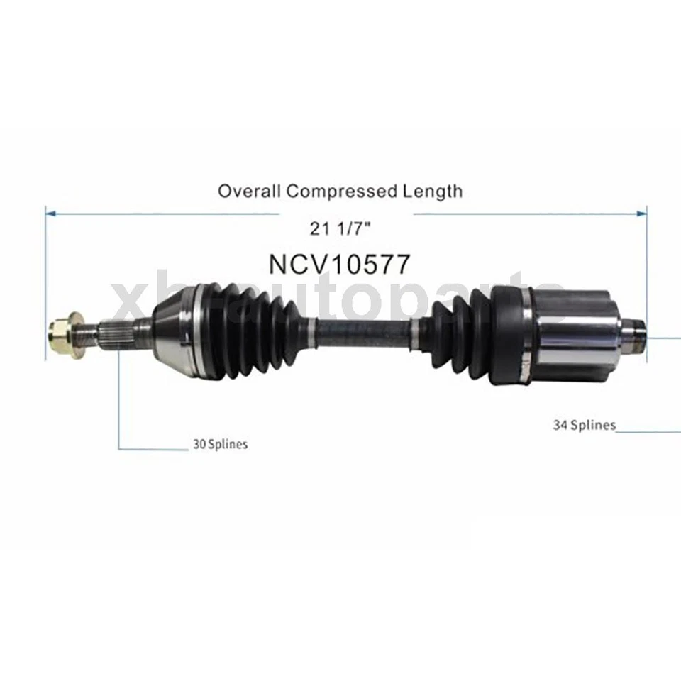 Se adapta a Chevrolet Classic 2004~2005 1X conjunto de eje delantero izquierdo GSP CV Foto 4 de 4