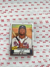 2021 Topps Chrome Platinum Anniversary RONALD ACUNA JR. Base Card #145 Braves