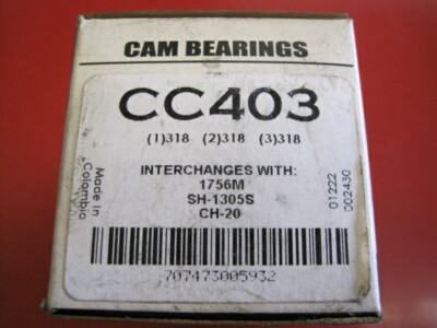 New Enginetech cam camshaft bearing set 85-91 Pontiac Olds Buick 2.5L ...