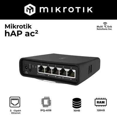 MikroTik RBD52G5HACD2HNDTC 4 Port Wireless AC Router