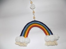 Rainbow Macram  Wall Hanging
