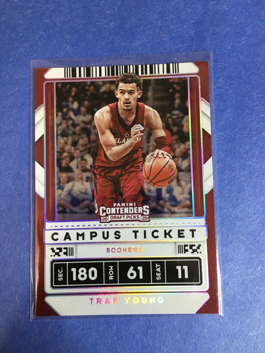 F170,575 2020-21 Panini Contenders Draft Picks Campus Ticket #23 Trae Young
