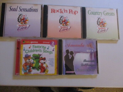 BBCD.7: 5 VINTAGE VARIOUS ROCK & ROLL CD CD'S RECORDS TAPES