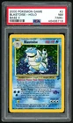 POKEMON GAME BLASTOISE 2000 BASE II #2 HOLO PSA 7 *MARK ERROR + SWIRL*