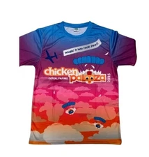 Royal Farms Chicken Palooza 2025 NEW Shirt Size Large Skydiving Chicken