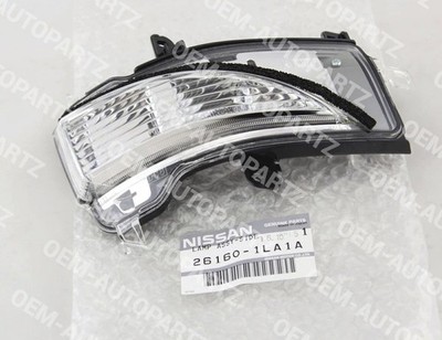 26160-1LA1A Nissan Genuine 261601LA1A LAMP ASSY-SIDE TURN SIGNAL,RH NEW OEM
