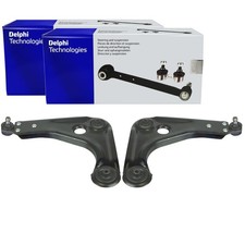 2X DELPHI QUERLENKER UNTEN VORNE RECHTS LINKS PASSEND FÜR FORD KA STREET