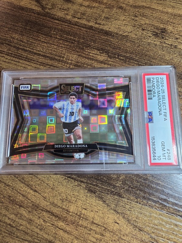 2024-25 Panini Select Diego Maradona Pandora PSA 10 #248