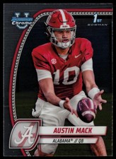 AUSTIN MACK 2024 BOWMAN CHROME UNIVERSITY FOOTBALL RC ALABAMA CRIMSON TIDE #87