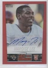 2014 Hot Rookies Rookie Fat Pack Red Prizm Signatures 40/50 Marqise Lee Auto 1u0