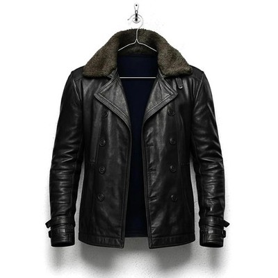Leon S. Kennedy RE9 Leather Jacket | Resident Evil Requiem Black