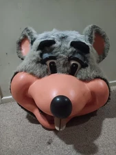 Chuck E Cheese Original Cool/Avenger Chuck Walkaround Head Costume Piece