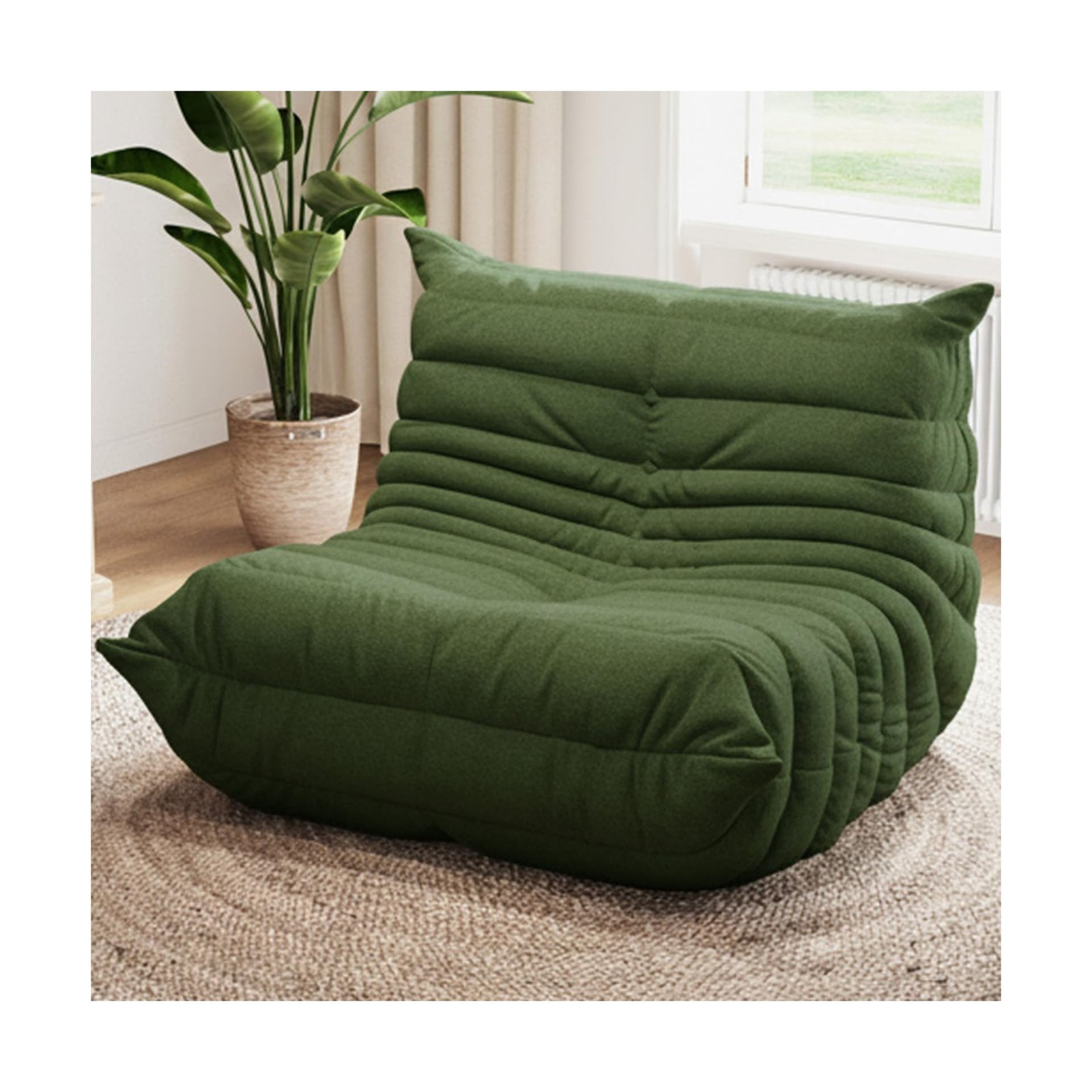 S For Adults, Giant Beanbag Chair With Memory Foam, C...