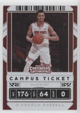 2020 Panini Contenders Draft Picks Variation Campus Ticket D'Angelo Russell fm0