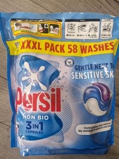 Persil Non Bio 3-in-1 Laundry Capsules, XXXL, 58 Washes