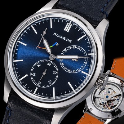 Sugess 40mm Art Master Seagull ST1787 Mechanical Vintage Watch S458.SE.E 1963