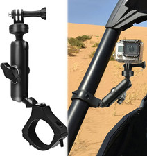 UTV ATV Camera Mount, Compatible with Gopro, 1.75-2 Inch Roll Bar, Aluminum Allo