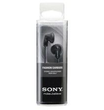 Sony MDR-E9LP Fashion Earbuds Stereo Headphones Wired In Ear Style Black Sealed