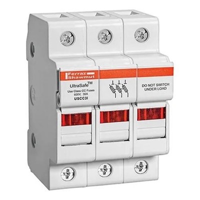 Mersen USCC3I USCC3L 30A 600V Fuse Holder