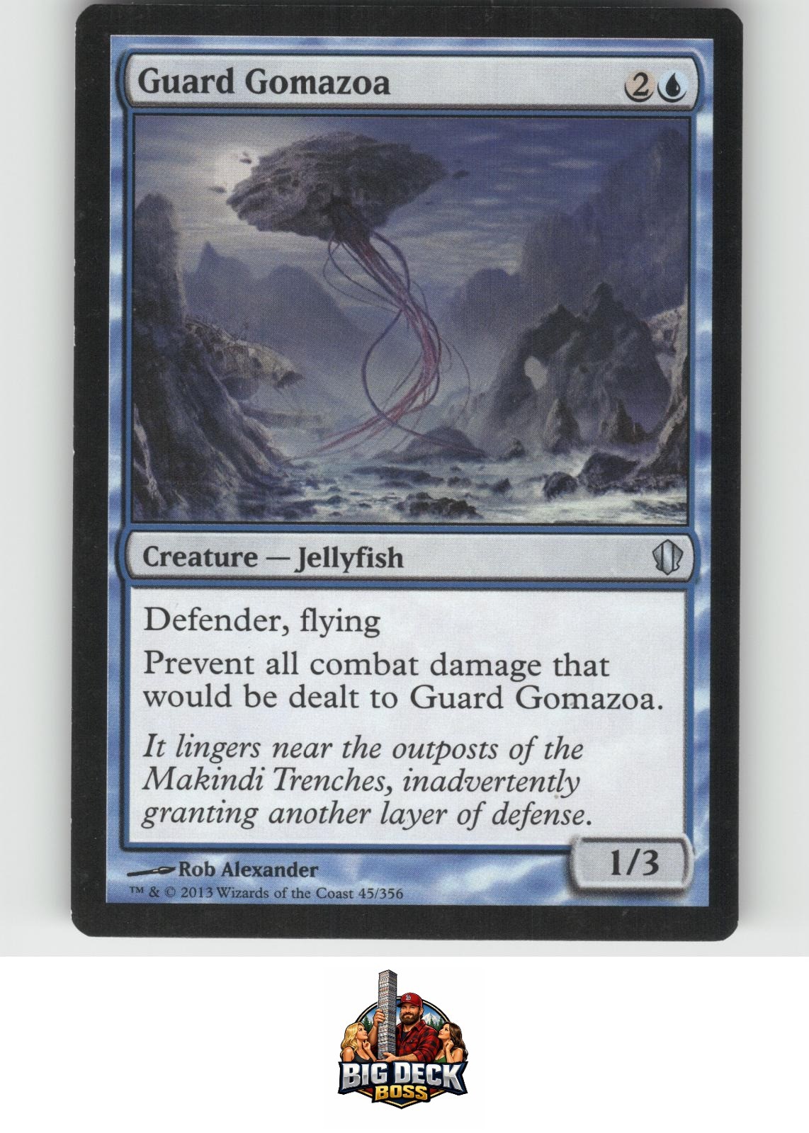 Guard Gomazoa Commander 2013 Uncommon 45 MTG Lightly Played