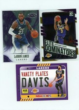 21 * ANTHONY DAVIS + LEBRON JAMES * PANINI HONORS CHROME OPTIC SELECT 
