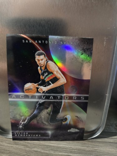 Victor Wembanyama 2025-26 Topps Chrome Update #AC-3 Activators Refractor Spurs