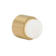 EVI Door Stoppers Brass Door Handle Stopper - Adhesive and Screw Installati...