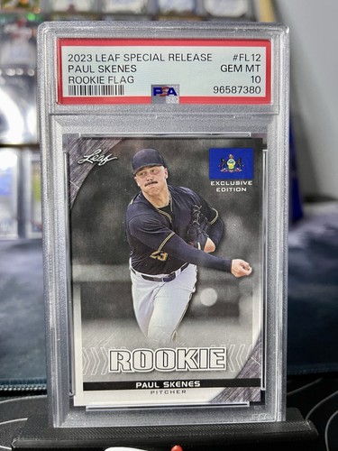 2023 Leaf Paul Skenes Special Release Rookie Flag PSA 10 Gem Mint Pirates RC