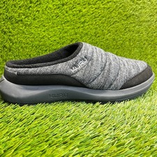 Kuru Draft 2 Womens Size 11 Gray Black Casual Comfort Slip-On Mule Slippers