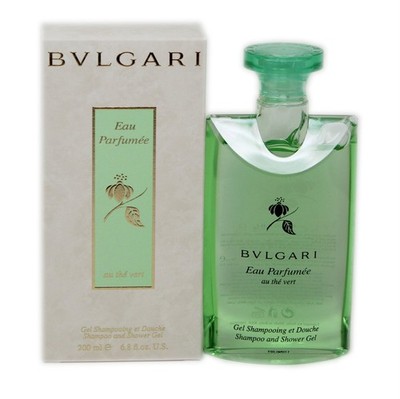 BVLGARI EAU PARFUMEE AU THE VERT SHAMPOO AND SHOWER GEL 200 ML/6.8 FL.OZ. NIB