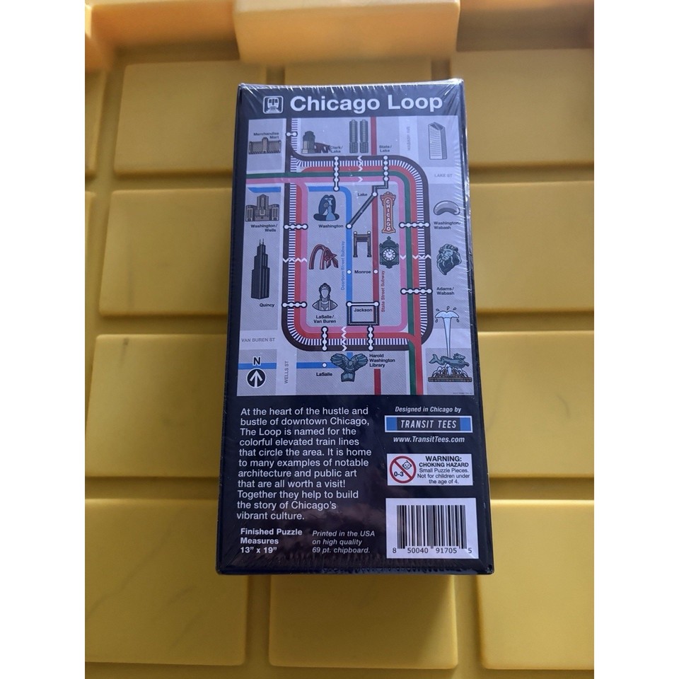 Chicago Loop * Elevated train Railway / lines 250 piece puzzle by