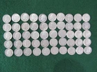1950-1959 Roosevelt Silver Dimes Roll of 50 - Lot 4