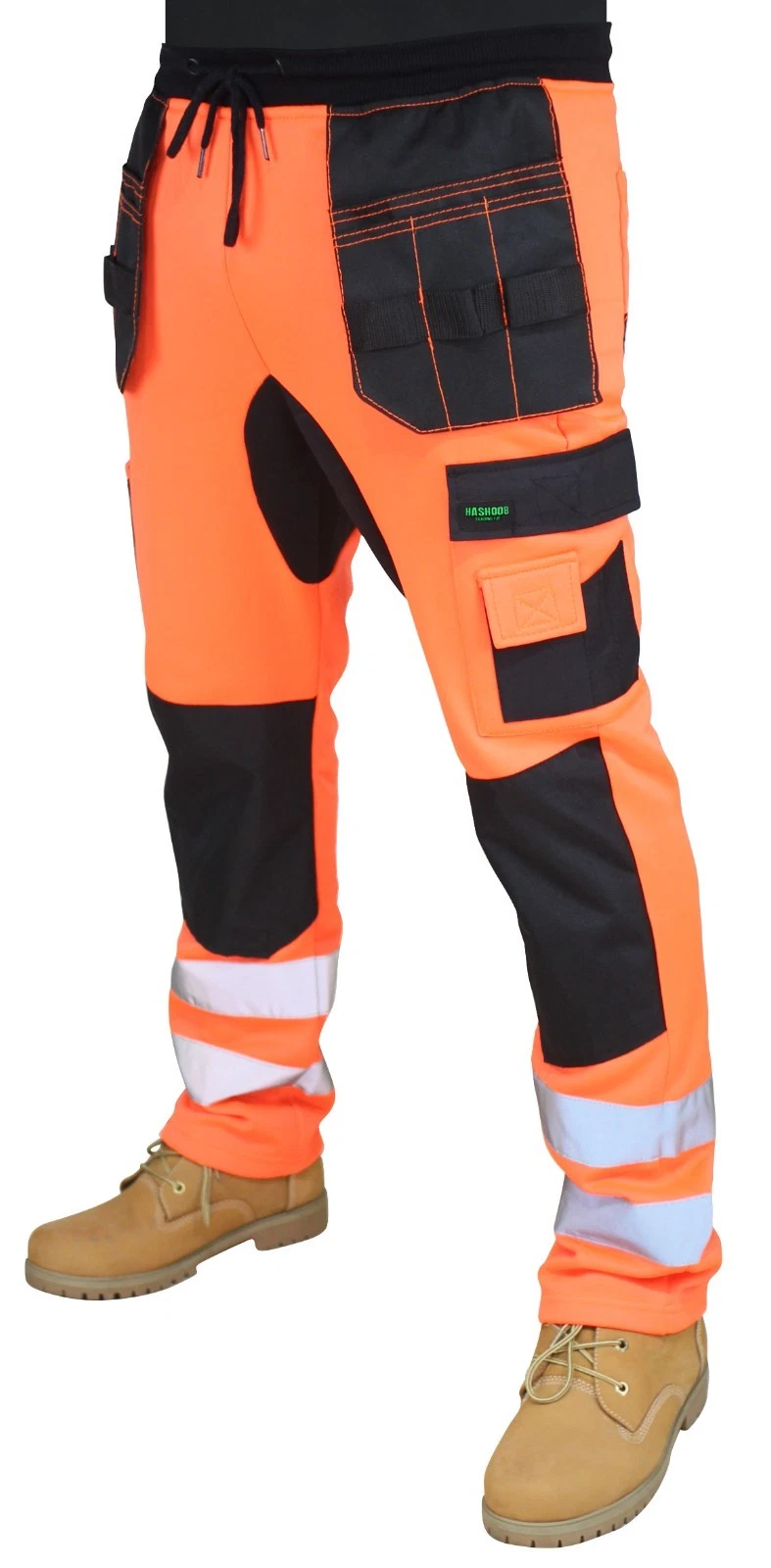 Mens Hi Viz Work Trousers Fleece Work Joggers Army Trousers ST-02