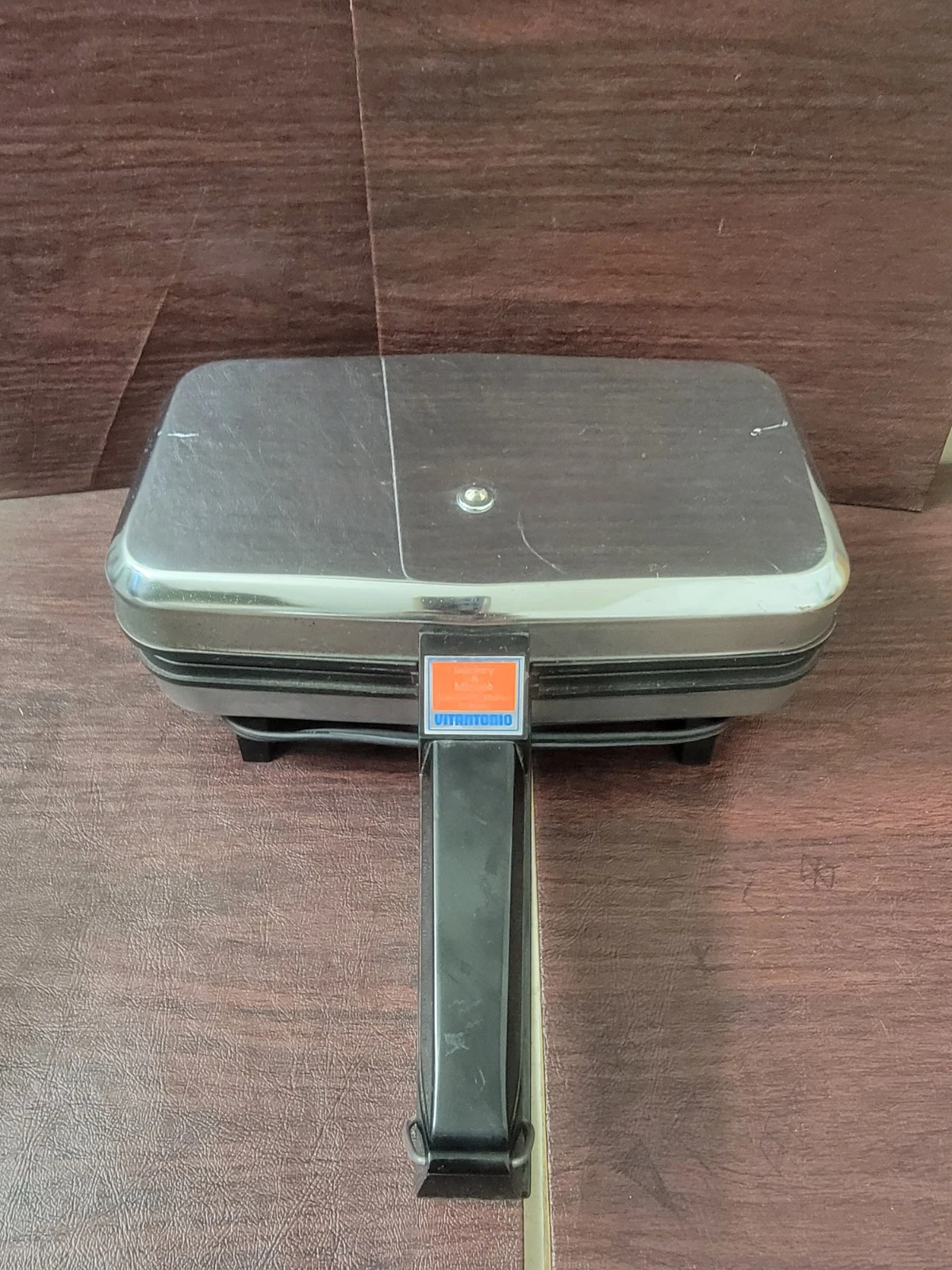 Vintage Disney Mickey Mouse And Minnie Vitantonio Sandwich Maker Tested Working
