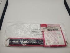 Thirty One 31 Hang It Up Key Fob Wristlet Strap Pink BELIEVE BE STRONG NEW FT8