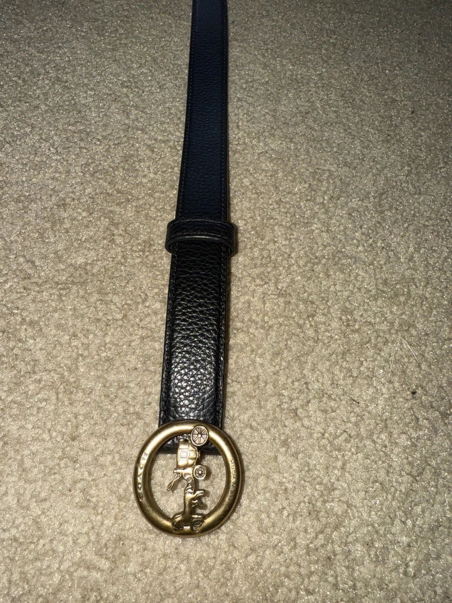 Coach Leather Black Belts for Women for sale | eBay display picture 2