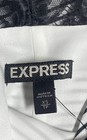 Express Women's Cami Tank Top White Black Striped Lace Racerback Size XS NWT — photo 4
