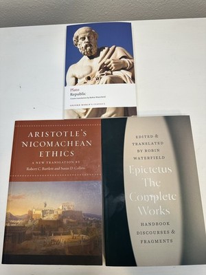 The Complete Works: Epictetus, Republic: Plato, Nicomachean Ethics: Aristotle 