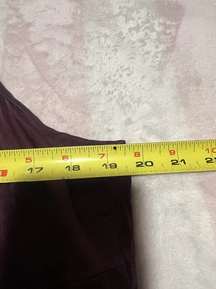 Винтажный шелковый со стразами Cami Top 94% шелк сливы фиолетовый Y2K готический Fairycore M/L - Изображение 4 из 4