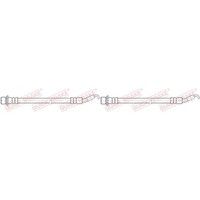 2X Quick Brake BremsschlÄUche Hinten Links AußEn Passend FüR Toyota Auris Coroll