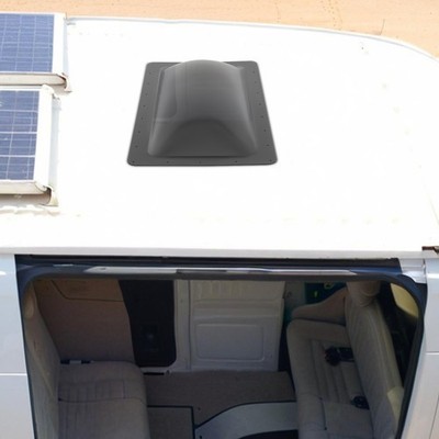 Black 18'' x 34'' RV Skylight Replacement Cover Camper RV Skylight Outer Cover