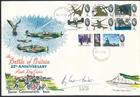 1965 BATTLE OF BRITAIN ANNIVERSARY FIRST DAY COVER signed BY DOUGLAS BADER