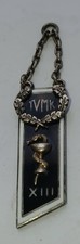 Soviet Russian Estonian Medicine school graduating Badge pin jeton Silver USSR